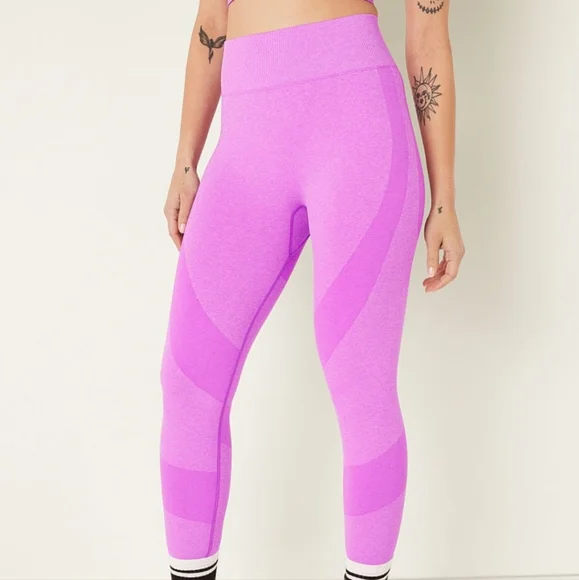NWT Victoria's Secret PINK Workout Leggings - Picture 2 of 5